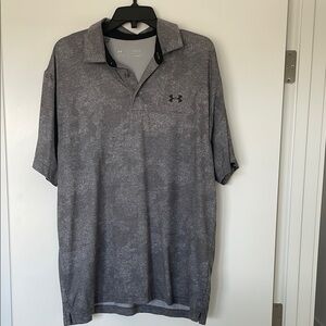Under Armour Men's Gray Polo Shirt